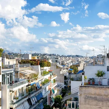 Acropolis Area Flat With Parthenon Views * Athens